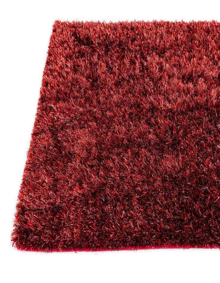 Detail image of  5' x 6' 6  Hand Knotted Solid Shag Rug