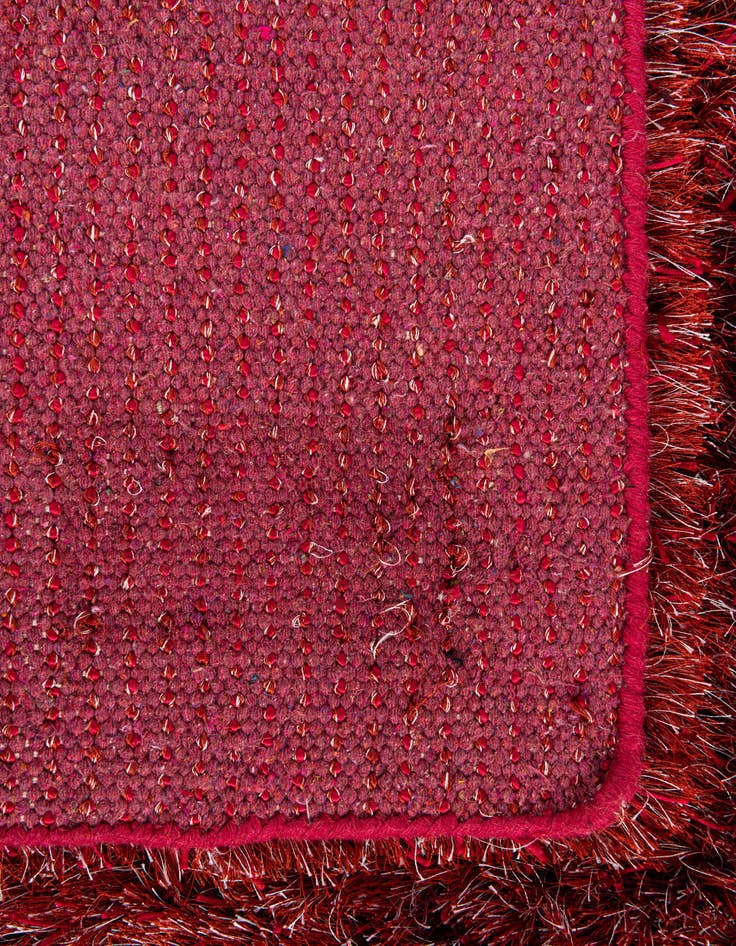 Detail image of  5' x 6' 6  Hand Knotted Solid Shag Rug