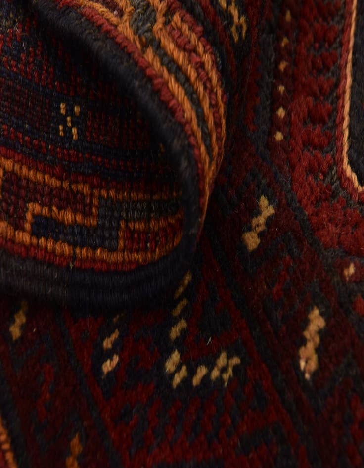 Detail image of  4' 10 x 6' 6  Hand Knotted Sumak Wool Rug