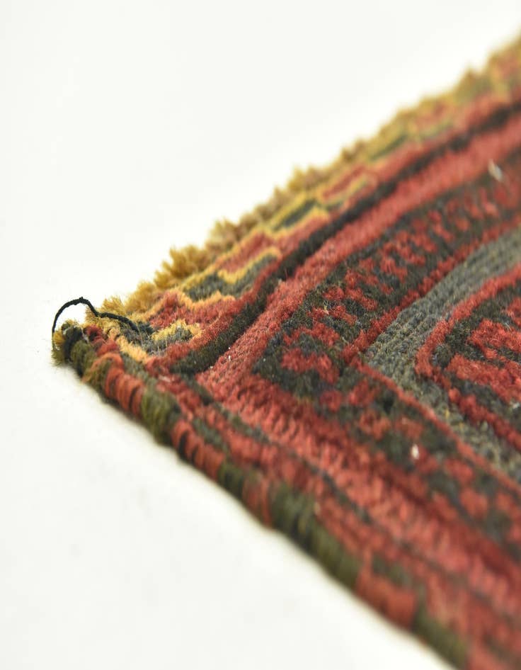 Detail image of  2' 10 x 4' 1  Hand Knotted Sumak Wool Rug