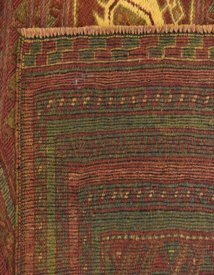 Detail image of  2' 9 x 3' 10  Hand Knotted Sumak Wool Rug