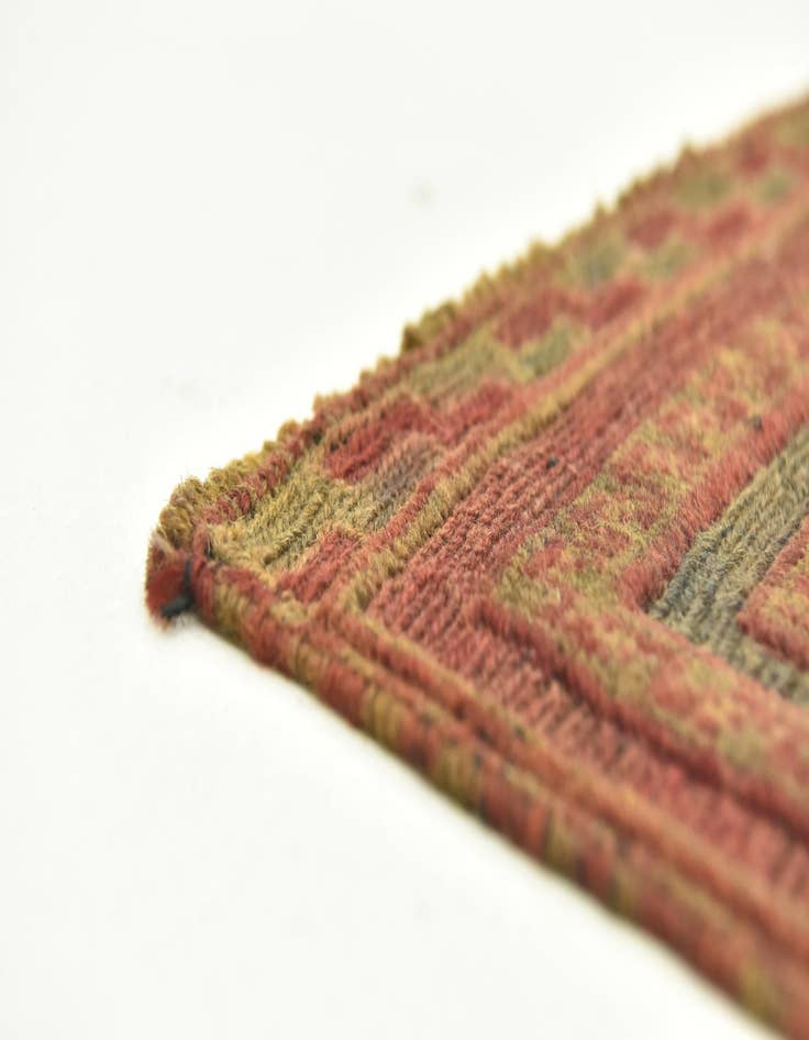 Detail image of  2' 9 x 3' 10  Hand Knotted Sumak Wool Rug