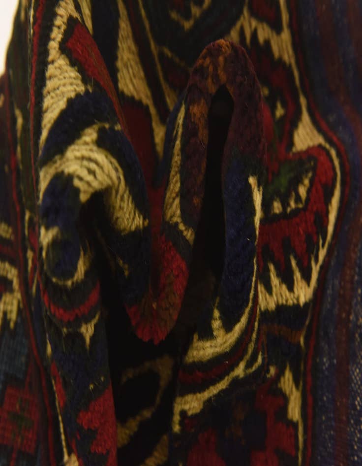 Detail image of  2' 9 x 4' 6  Hand Knotted Sumak Wool Rug