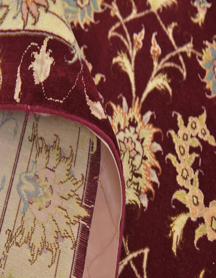 Detail image of  9' 9 x 13' 6  Hand Knotted Tabriz Persian Rug