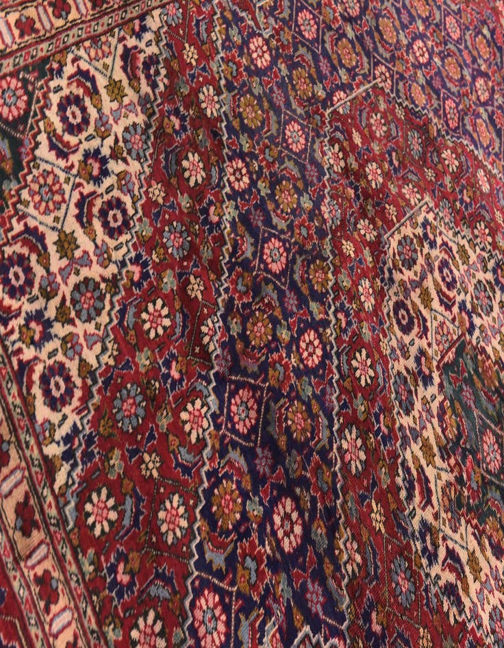 Detail image of  9' 10 x 12' 3  Hand Knotted Tabriz Persian Wool Rug