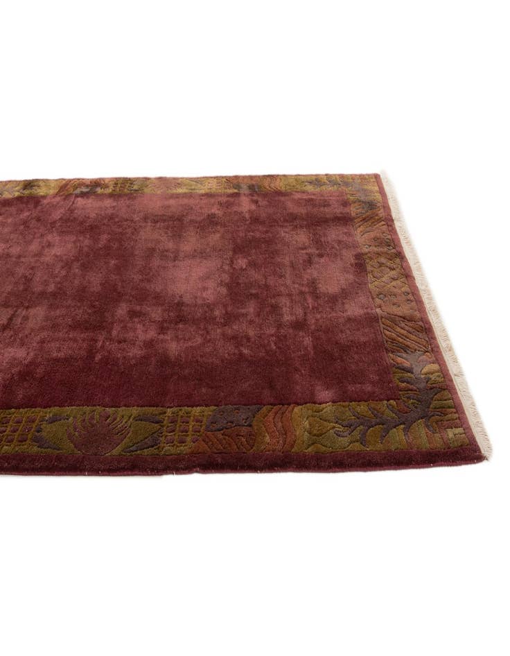 Detail image of  6' 8 x 8' 6  Hand Knotted Tibet Wool Rug