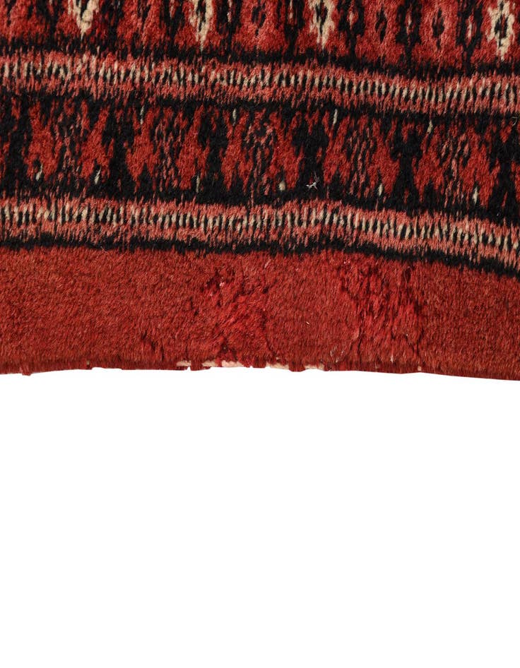 Detail image of 8' 4 x 11' 6 Hand Knotted Torkaman Persian Wool Rug