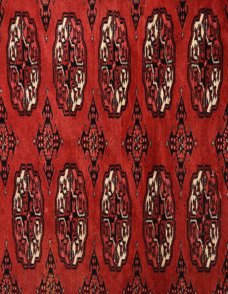 Detail image of 8' 4 x 11' 6 Hand Knotted Torkaman Persian Wool Rug