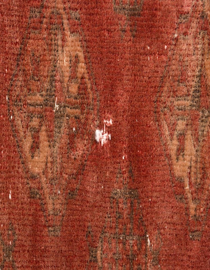 Detail image of  3' 5 x 4' 9  Hand Knotted Torkaman Persian Wool Rug