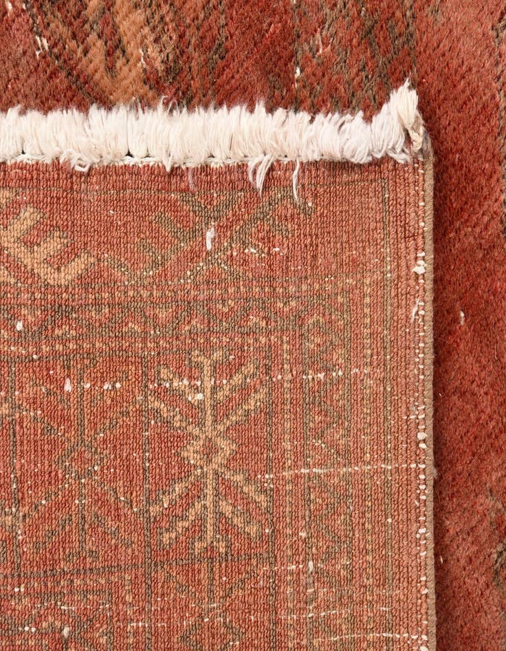 Detail image of  3' 5 x 4' 9  Hand Knotted Torkaman Persian Wool Rug