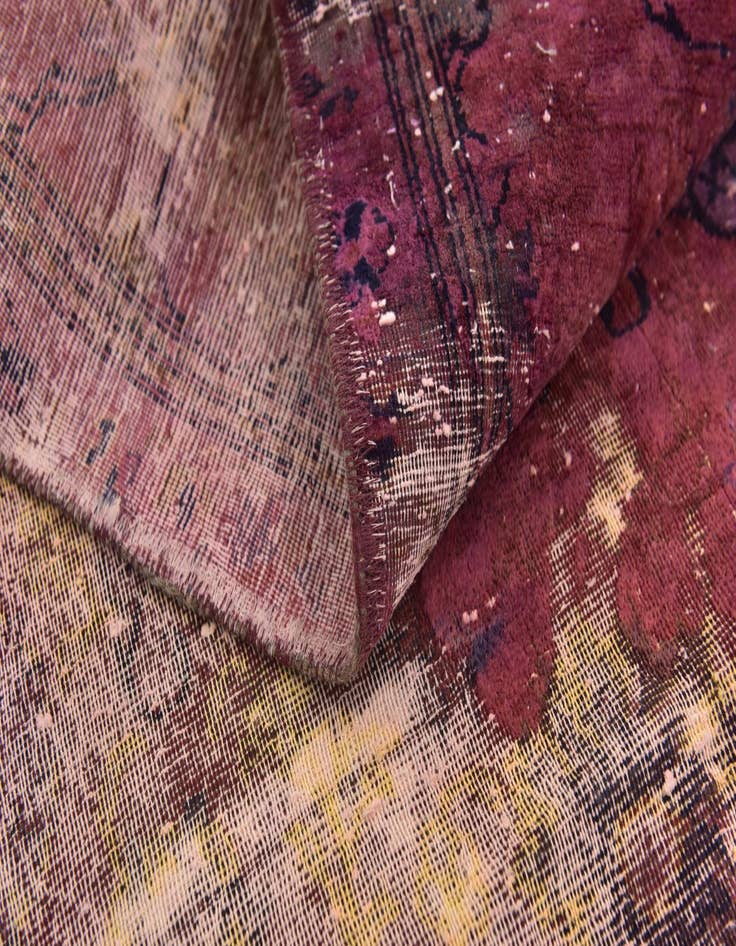 Detail image of  3' 6 x 5' 2  Hand Knotted Ultra Vintage Persian Wool Rug