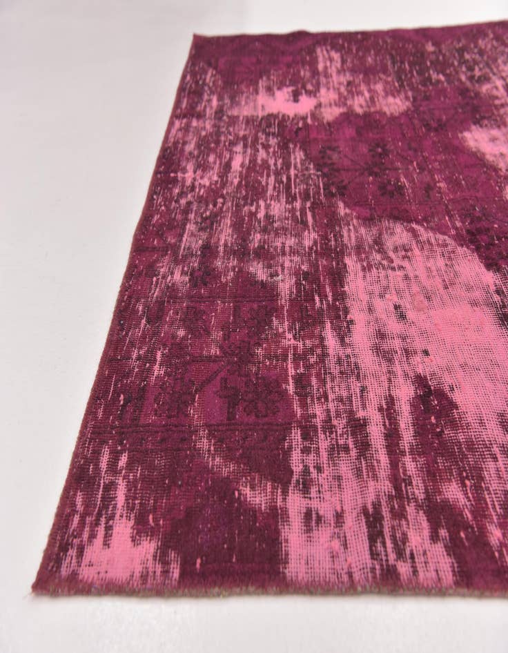 Detail image of  4' 7 x 7' 6  Hand Knotted Ultra Vintage Persian Wool Rug