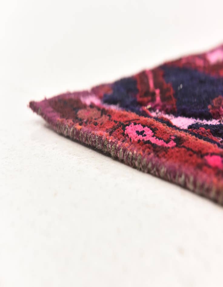 Detail image of  5' 3 x 6' 9  Hand Knotted Ultra Vintage Persian Wool Rug