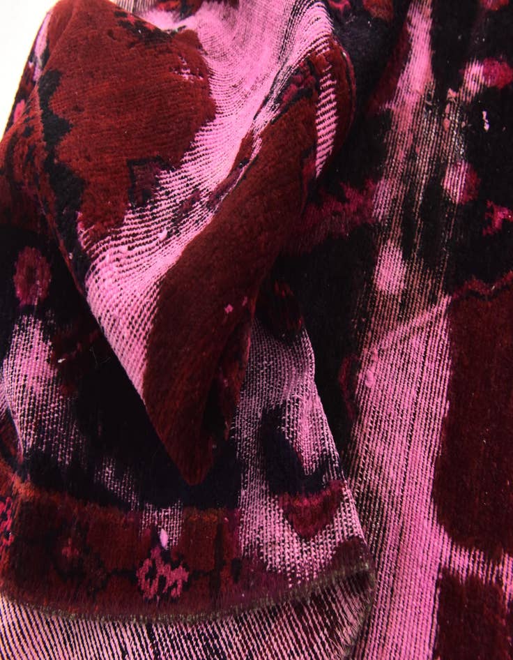 Detail image of  5' 3 x 6' 9  Hand Knotted Ultra Vintage Persian Wool Rug