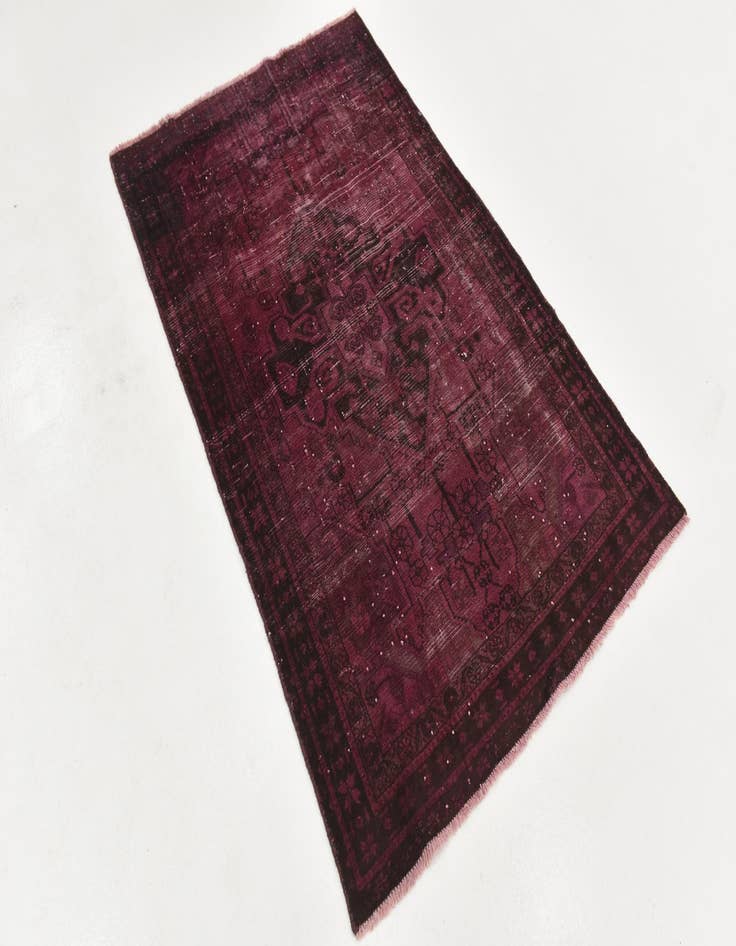 Detail image of  4' x 6' 5  Hand Knotted Ultra Vintage Persian Wool Rug