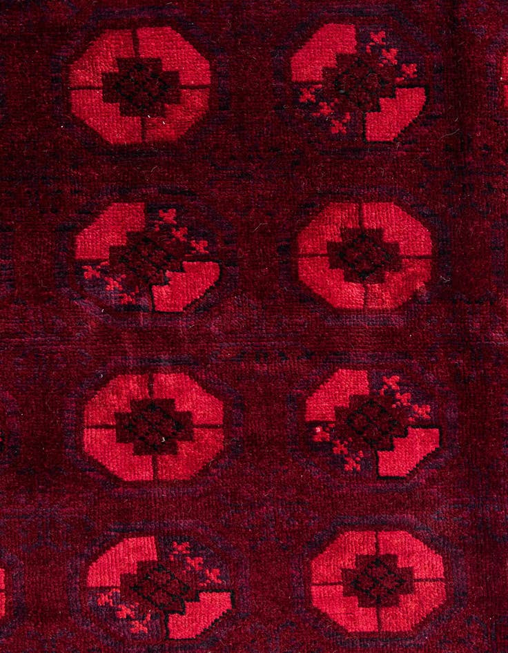 Detail image of 6' 2 x 9' 2 Hand Knotted Ultra Vintage Wool Rug