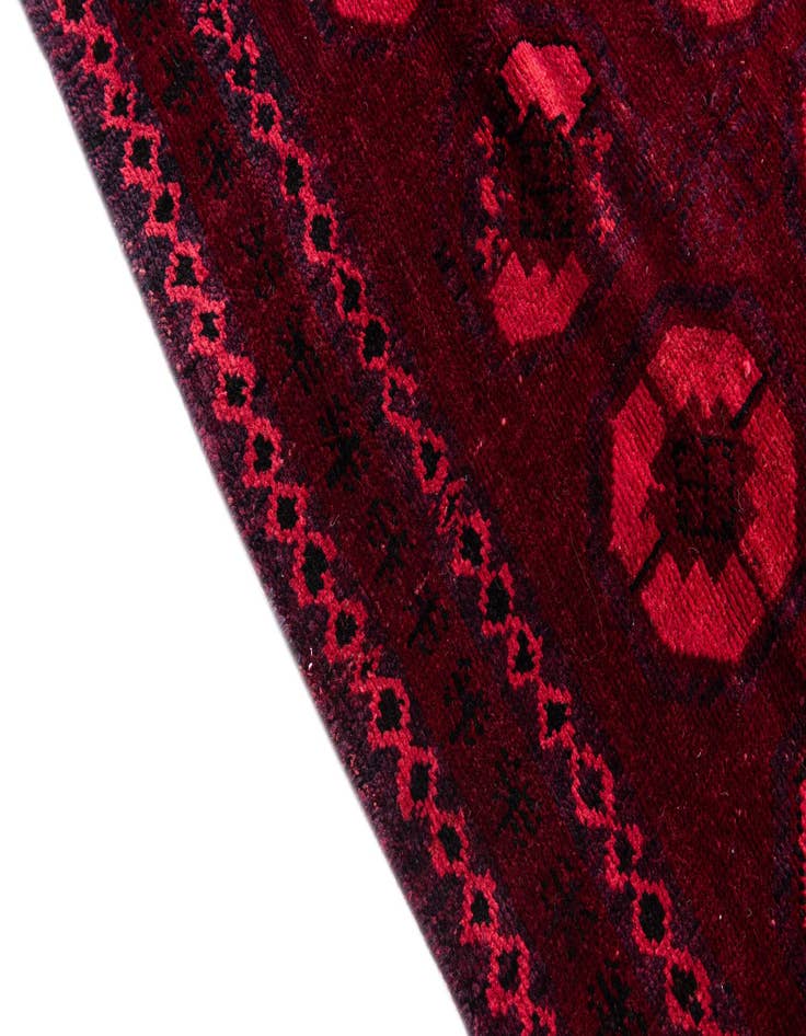 Detail image of  6' x 9' 3  Hand Knotted Ultra Vintage Wool Rug