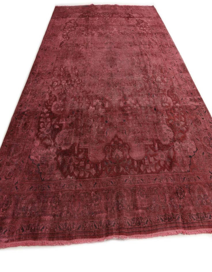 Detail image of  9' 8 x 13'  Hand Knotted Ultra Vintage Persian Wool Rug