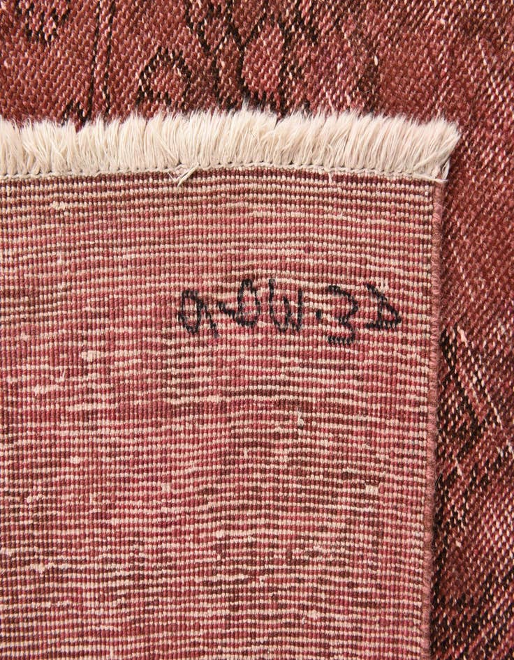 Detail image of  9' 1 x 12'  Hand Knotted Ultra Vintage Persian Wool Rug