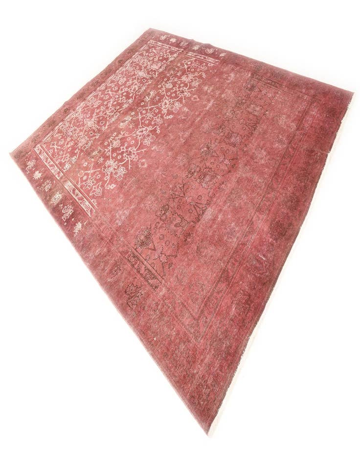 Detail image of  9' 1 x 12'  Hand Knotted Ultra Vintage Persian Wool Rug