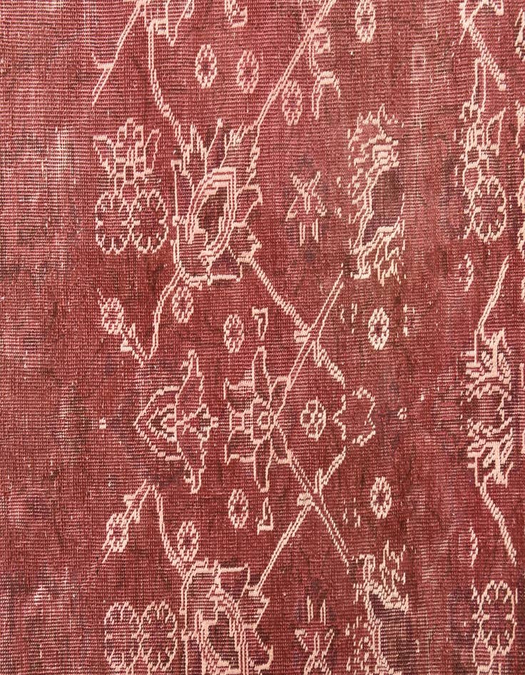 Detail image of  9' 1 x 12'  Hand Knotted Ultra Vintage Persian Wool Rug