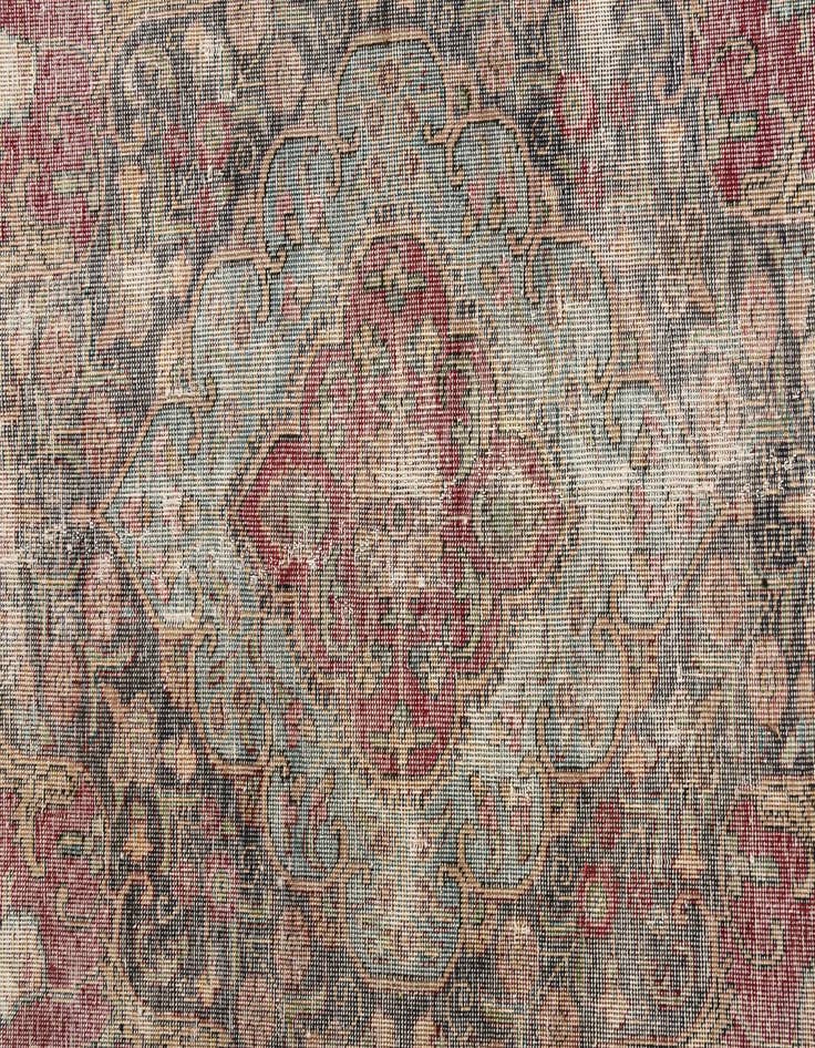 Detail image of  9' 10 x 12' 7  Hand Knotted Ultra Vintage Persian Wool Rug