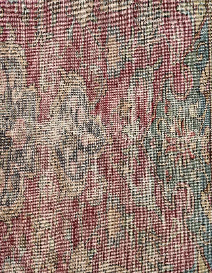 Detail image of  9' 10 x 12' 7  Hand Knotted Ultra Vintage Persian Wool Rug