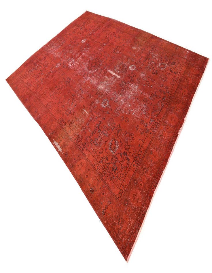 Detail image of  9' 1 x 12' 10  Hand Knotted Ultra Vintage Persian Wool Rug