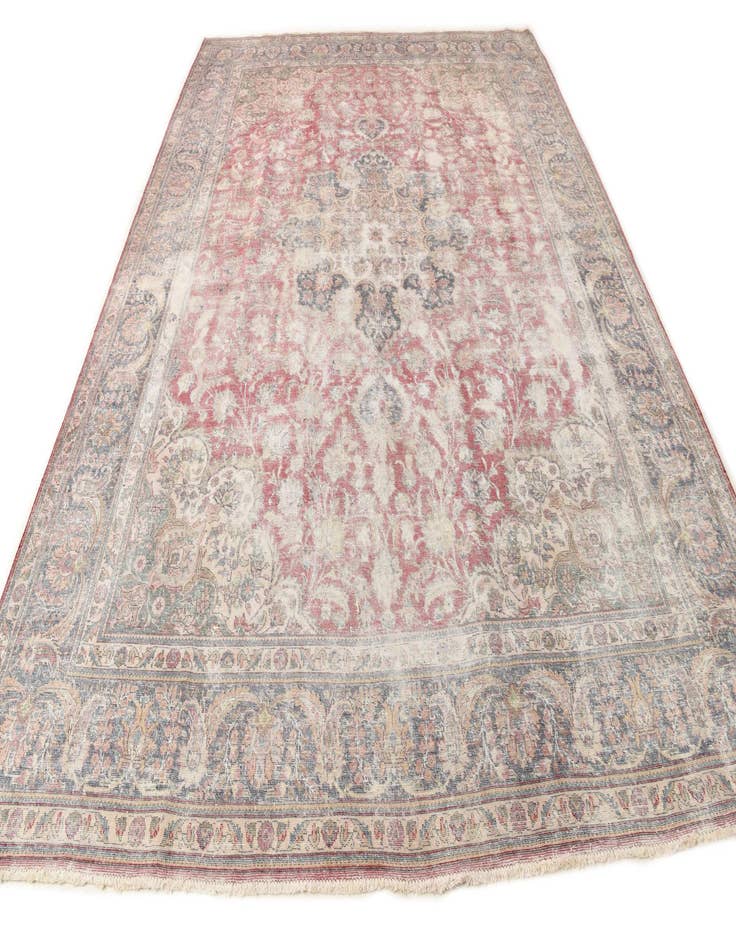 Detail image of  9' 8 x 13' 1  Hand Knotted Ultra Vintage Persian Wool Rug