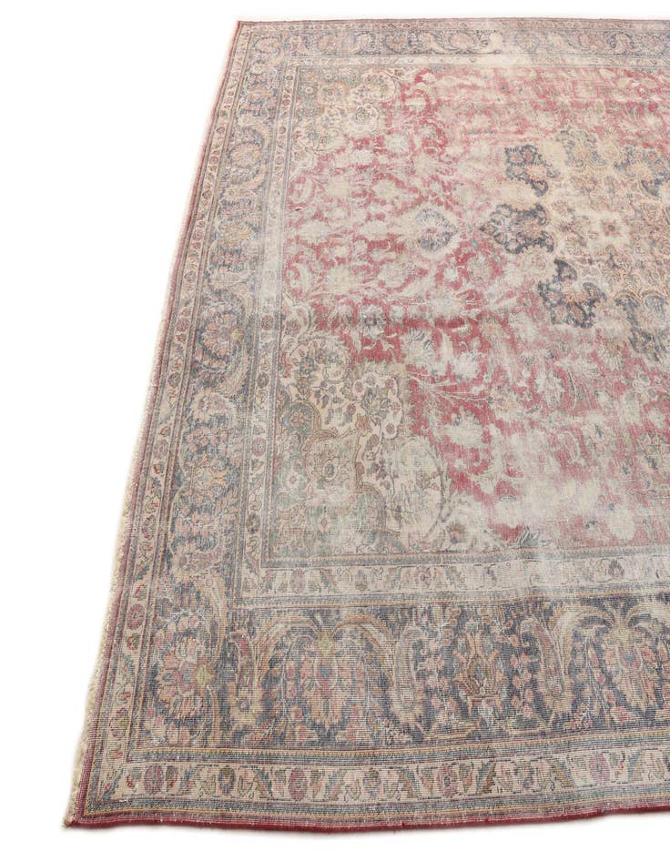 Detail image of  9' 8 x 13' 1  Hand Knotted Ultra Vintage Persian Wool Rug