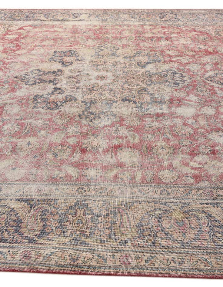 Detail image of  9' 8 x 13' 1  Hand Knotted Ultra Vintage Persian Wool Rug