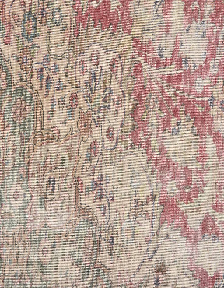 Detail image of  9' 8 x 13' 1  Hand Knotted Ultra Vintage Persian Wool Rug