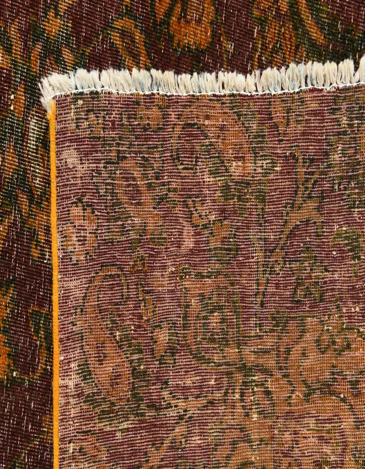 Detail image of  6' 1 x 9' 2  Hand Knotted Ultra Vintage Persian Wool Rug