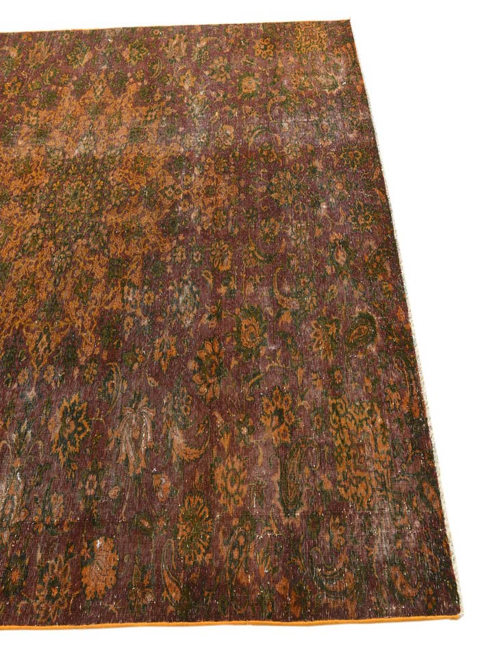 Detail image of  6' 1 x 9' 2  Hand Knotted Ultra Vintage Persian Wool Rug