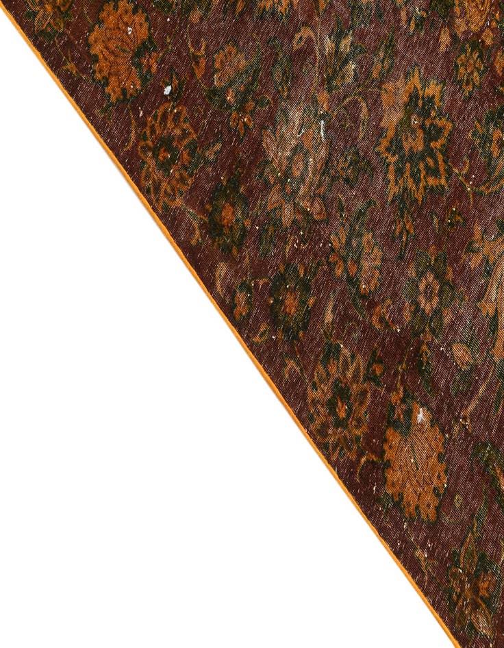 Detail image of  6' 1 x 9' 2  Hand Knotted Ultra Vintage Persian Wool Rug