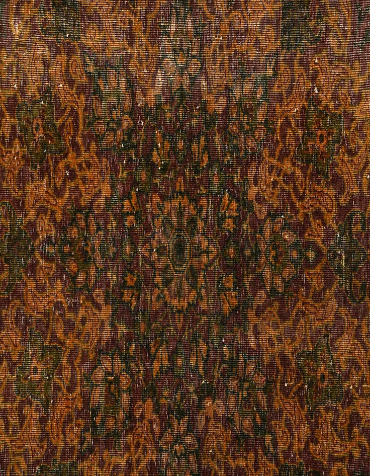 Detail image of  6' 1 x 9' 2  Hand Knotted Ultra Vintage Persian Wool Rug