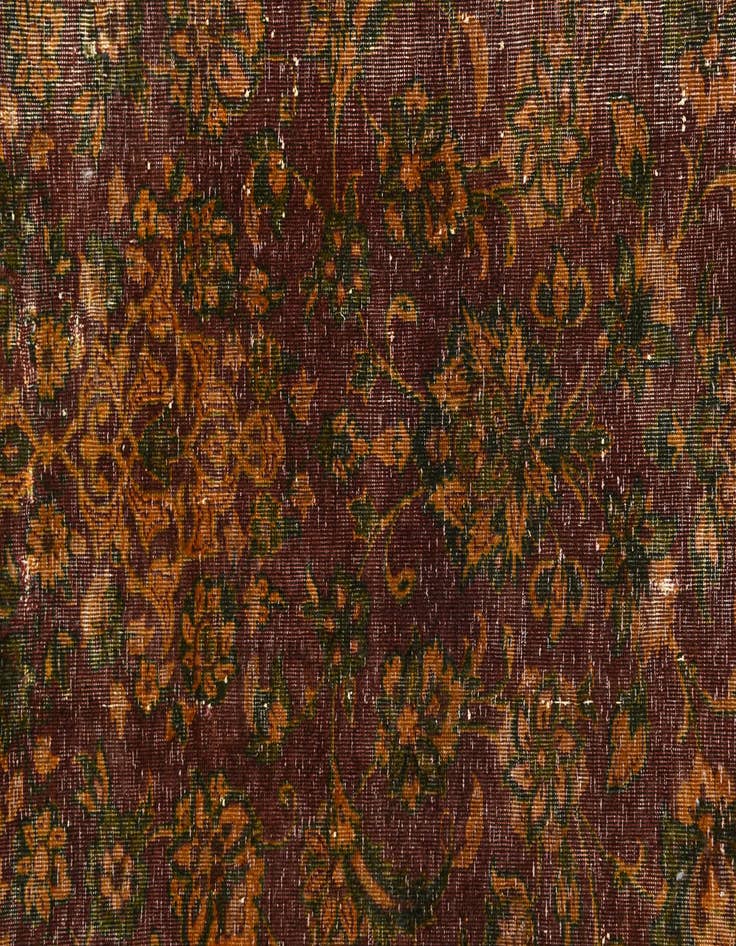 Detail image of  6' 1 x 9' 2  Hand Knotted Ultra Vintage Persian Wool Rug