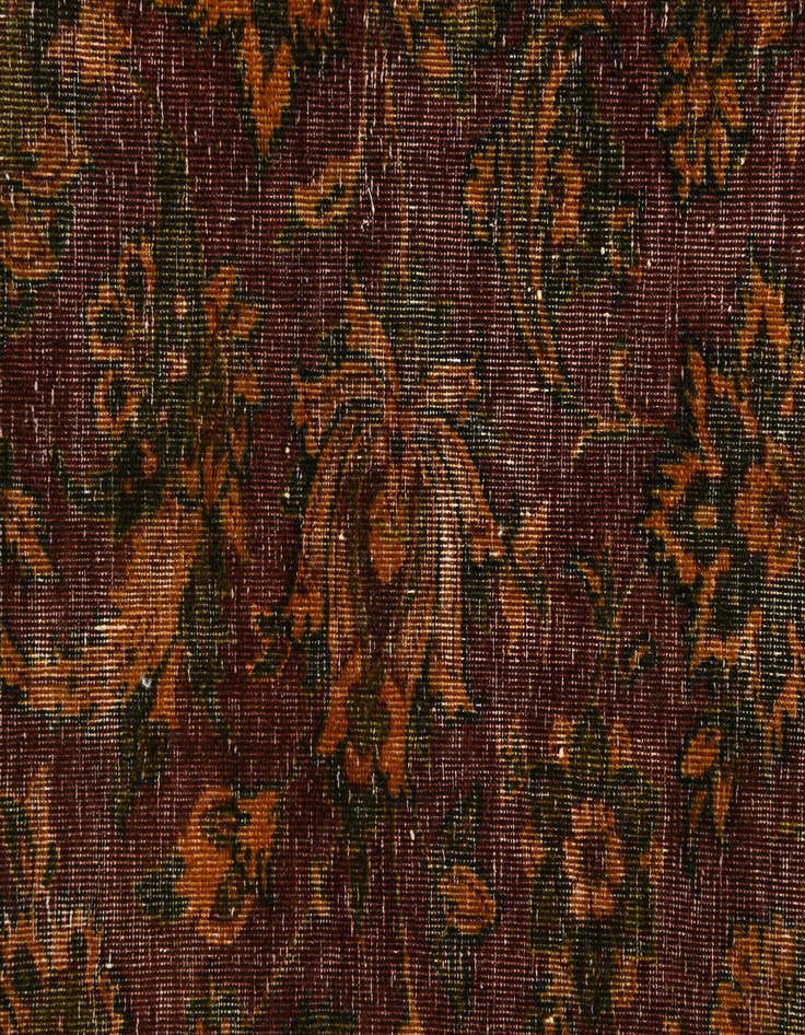 Detail image of  6' 1 x 9' 2  Hand Knotted Ultra Vintage Persian Wool Rug