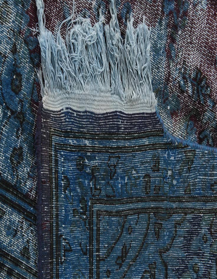 Detail image of  9' 1 x 11' 9  Hand Knotted Ultra Vintage Persian Wool Rug