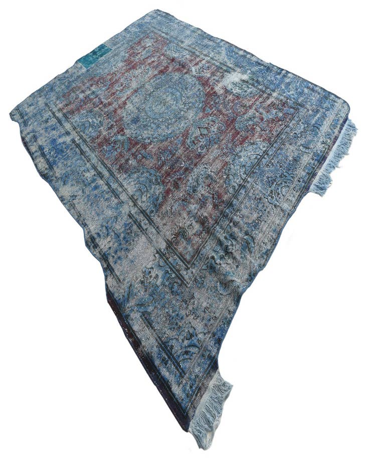 Detail image of  9' 1 x 11' 9  Hand Knotted Ultra Vintage Persian Wool Rug