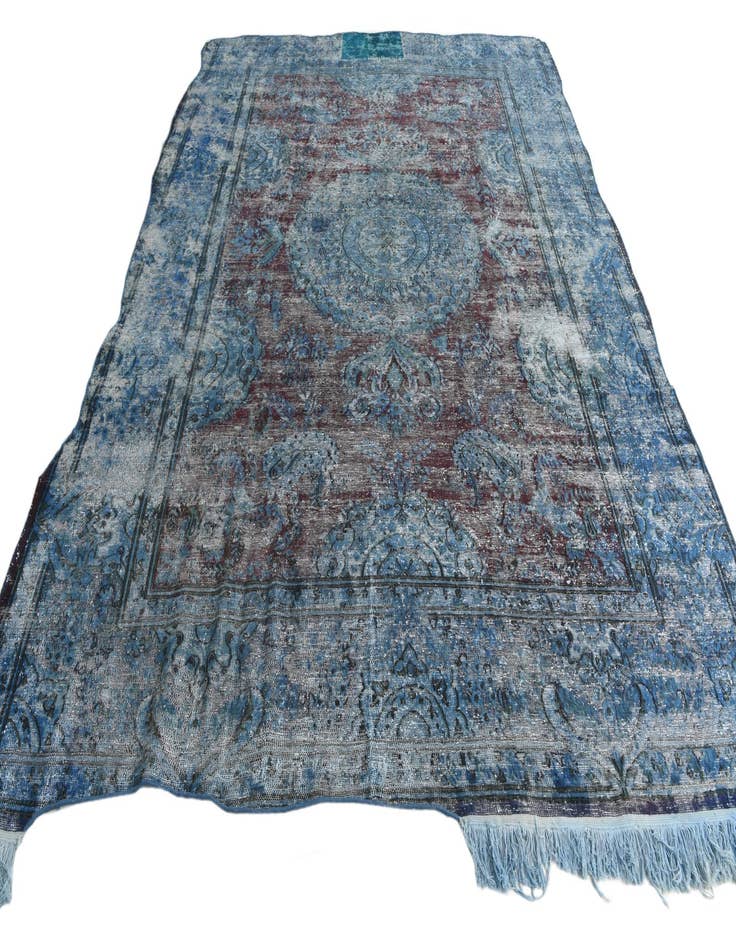 Detail image of  9' 1 x 11' 9  Hand Knotted Ultra Vintage Persian Wool Rug