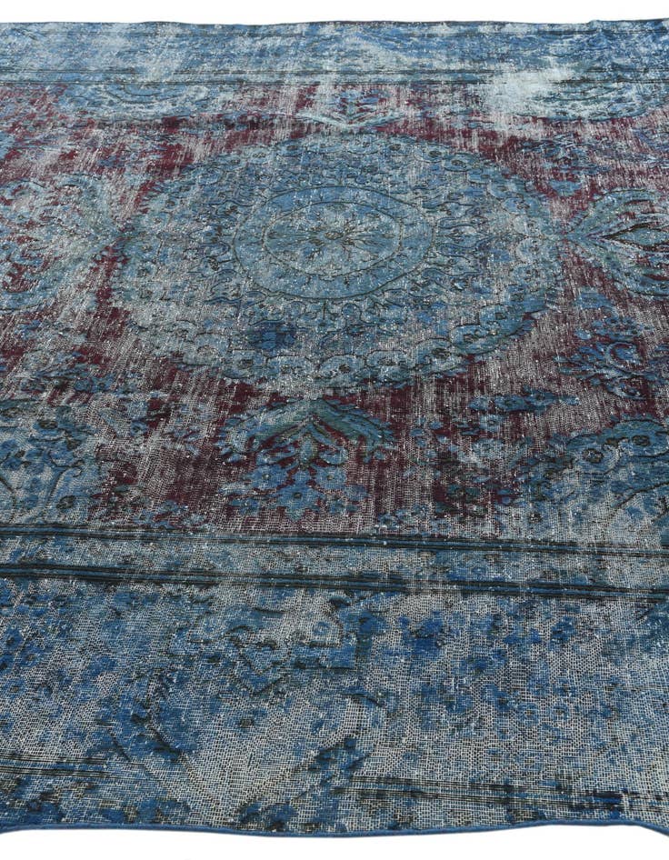 Detail image of  9' 1 x 11' 9  Hand Knotted Ultra Vintage Persian Wool Rug