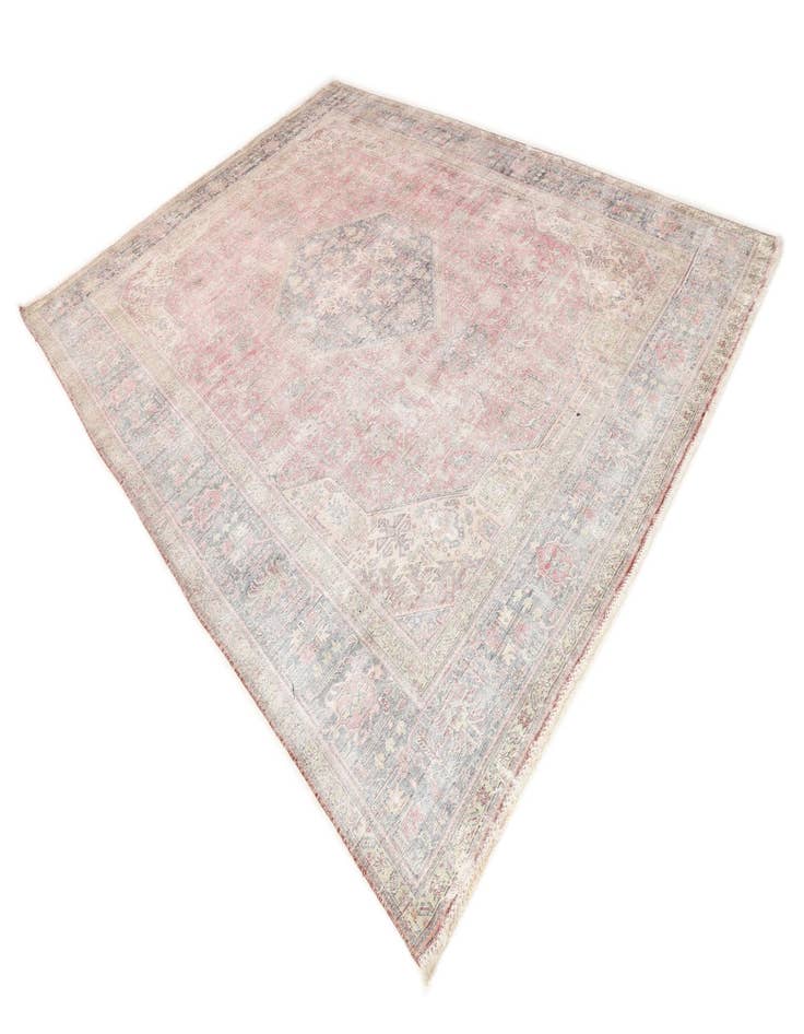 Detail image of  9' 10 x 12' 7  Hand Knotted Ultra Vintage Persian Wool Rug