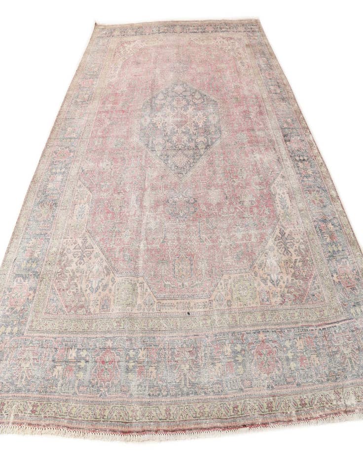 Detail image of  9' 10 x 12' 7  Hand Knotted Ultra Vintage Persian Wool Rug