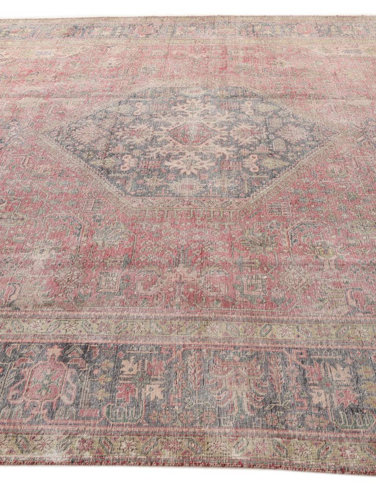 Detail image of  9' 10 x 12' 7  Hand Knotted Ultra Vintage Persian Wool Rug