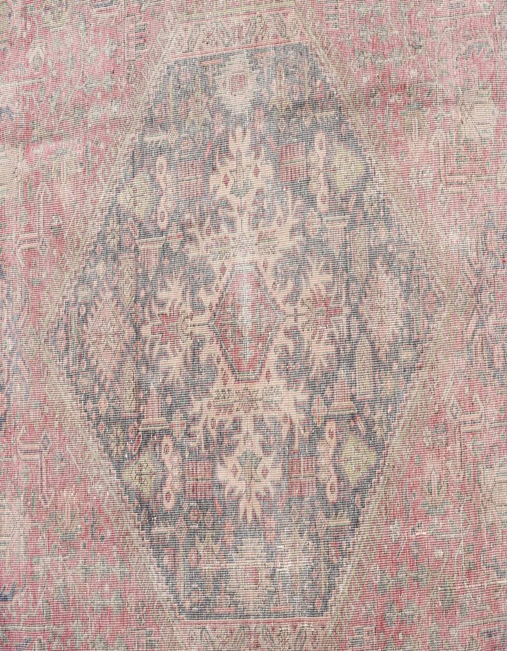 Detail image of  9' 10 x 12' 7  Hand Knotted Ultra Vintage Persian Wool Rug