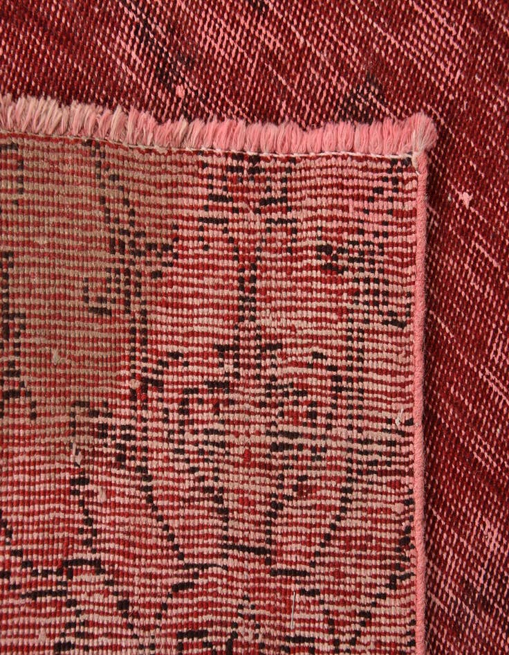 Detail image of  4' 3 x 6' 2  Hand Knotted Ultra Vintage Persian Wool Rug