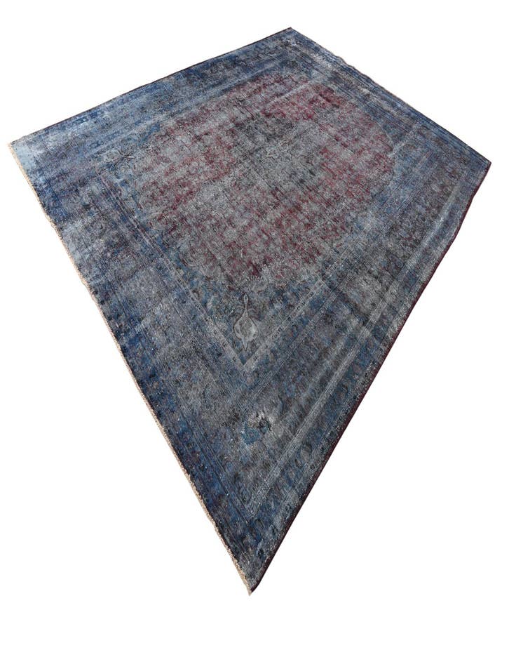 Detail image of  9' 8 x 12' 6  Hand Knotted Ultra Vintage Persian Wool Rug