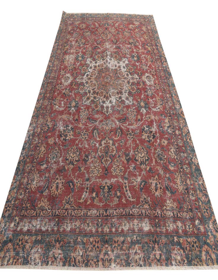 Detail image of  7' 10 x 11' 8  Hand Knotted Ultra Vintage Persian Wool Rug