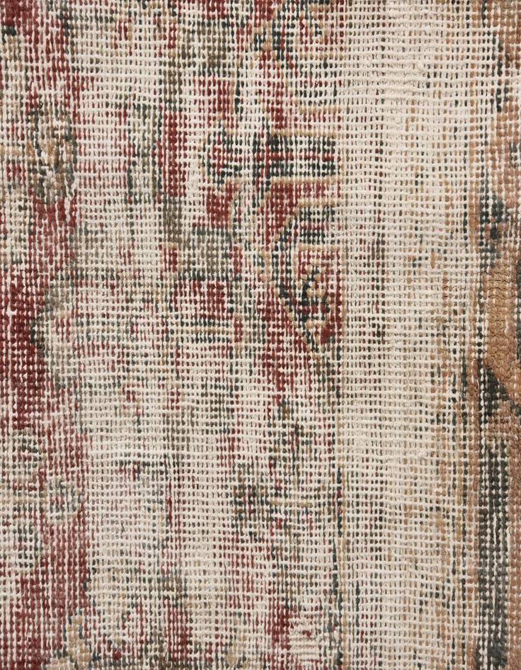 Detail image of  7' 3 x 10' 1  Hand Knotted Ultra Vintage Persian Wool Rug